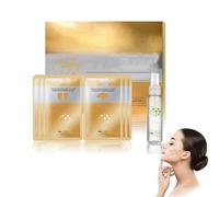 New fast-acting collagen essence set, spiral peptide deer bone collagen essence, fade fine lines and wrinkles, firm skin, lasting moisturizing and firming, suitable for all skin types