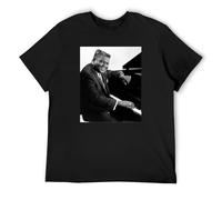 New Fats Domino Piano Ain't That A Shame T-Shirt Men T-Shirt Black S
