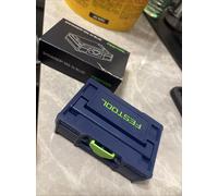 New Festool Tools Mini Systainer SYS3 XXS 33 BL Case Storage Box Blue Rare