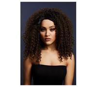 NEW Fever High Quality Big Curls Short, Centre Parting Lizzo Wig 40cm/16in