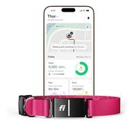 New Fi Series 3+ Smart Dog Tracker Collar - AI GPS for Dogs, Health & Behavior Monitor, Virtual Fence, Escape Alerts, Waterproof, Apple Watch Compatible 12Mo Membership Included