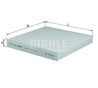 MAHLE LA 216 Interior Cabin Air Filter - Pollen Filter - Car
