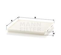 MANN-FILTER Cabin Air Filter CU 1828 - for Cars & Transporters (Fits Subaru, Toyota, Chery)
