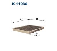 FILTER CABIN AIR K 1103A FOR FIAT BRAVO/Van/II STILO/VAN/Multi/Wagon RITMO/III