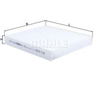 MAHLE LA100 FILTER CABIN AIR