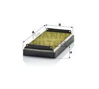 MANN-FILTER, FP 2745-2 Cabin Air Filter, Premium Biofunctional | For Passenger Cars, Dust and Pollen Filtration, Odor and Gases Reduction, True OE Engineering