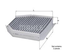 New Filter, interior air for MERCEDES-BENZ PUCH:SL,SLR,W463,R230,R199