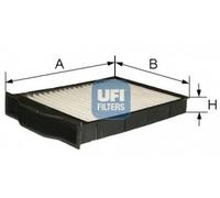 UFI Filters, Cabin Air Filter 54.201.00, Suitable for cars, Applicable to Various Models of Renault