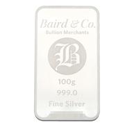 New Fine Silver 100g Bar