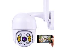 New Flash 3MP WiFi Security Camera Outdoor, Pan-Tilt 360° View CCTV Camera, Full Color Night Vision, Sound Light Alarm, Motion Detection, 2-Way Audio, Cloud/SD Card Storage, Device Sharing
