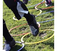 NEW Flat Reaction Agility Hoops Set of 12 in Bag Rugby Football Training Cheap