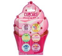 New Flavoured Lip Balm Set - Cupcake Edition | 6 x 4.2g | Fun Dessert-Inspired Lip Balms | Red Velvet, Rainbow Cake, Apple Pie & More | Gift Set for Girls, Teens & Lip Balm Lovers
