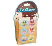 New Flavoured Lip Balm Set - Ice Cream | 6 x 4.2g | Fun Dessert-Inspired Lip Balms | Red Velvet, Rainbow Cake, Apple Pie & More | Gift Set for Girls, Teens & Lip Balm Lovers -Ice Cream