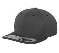 NEW FLEXFIT 110 SNAPBACK BASEBALL CAP PLAIN BLACK GREY FITTED ERA FLAT PEAK HAT