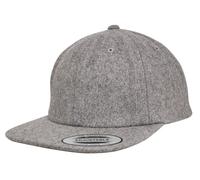 NEW FLEXFIT MELTON WOOL CAP PLAIN BASEBALL BLACK TRUCKER GOLF ERA FLAT PEAK HAT