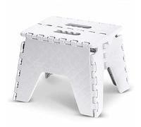 New Folding Step Stool White Colour For Kids Bathroom Dorm Bed Collapsible Strong Sturdy Portable Step Stool For Adults Kitchen Bathroom Office Multi Purpose Stepstool