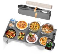 New Food Warming Mat with Wireless Charger, 34”x15” Extra Large Food Warmer