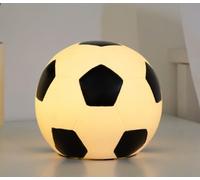 New Football Table Light, Battery Operated for Easy Use, Provides A Warm Ambient Glow, Bring The Excitement of The Game into Your Space, Great for Desks or Bedside Tables - White and Black