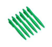 New for 3DS 2DS NDS DSi Extra Stylus Universal Big Pencil Touch Pen Pack 6, for Wii U Gamepad New 3DS/2DS XL LL NDSi DS Lite Console, Plastic Resistive Touchscreen Touchpen Colorful + Clip (6xGreen)