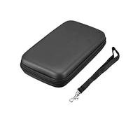 New for 3DS DSi 2DS XL Carry Case Game Card Storage Bag, for Nintendo New 3DS 3DSXL 3DSLL NDSI XL LL Handheld Console, Black Shockproof EVA Protective Carrying Pouch + Hand Strap Accessories