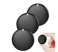 New for Air Tracker Tags, 2025 Bluetooth Tracker Item Finder Work with Apple Find My APP (iOS Only) Replaceable Battery, IP67, Smart Tags for Luggage, Keys, Wallet, Birthday (3 Pack)