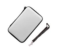 New for New 3DS XL LL Carry Case Storage Bag Silver Color, for Nintendo New3DS 3DSXL 3DSLL DSI NDSI XL Handheld Console, Impact Resistance Protective EVA Hard Carrying Pouch with Hand Strap