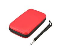 New for New 3DS XL LL Carrying Case Red Storage Bag, for Nintendo New3DS 3DSXL 3DSLL DSI NDSI XL Handheld Console, Impact Resistance Protection EVA Hard Carry Pouch with Hand Strap Accessories