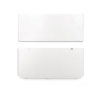 New for New3DS Extra Shell Top/Bottom Faceplate Replacement Pure White, for New 3DS Small Handheld Game Console, Upper/Lower Outer Cover Plates Coverplate Rear Backplate Set Accessories