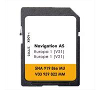 NEW for VW Discover Media Navigation Card AS V21 Map UK Europe 2025 Sat Nav SD 32GB