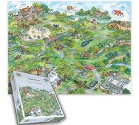 New Forest 1000 Pieces Jigsaw Puzzle For Adults Teens And Kids - Made In Britain, Difficult Jigsaw Puzzles For Adults Size 66cm X 50cm
