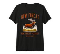 New Forest District Deer Wildlife Premium T-Shirt