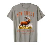 New Forest District Deer Wildlife T-Shirt