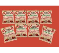 New Forest Fruit Snacks Raspberry Fruit Snacks, 20 Packets per Box, High Fibre, High Vitamin C, 10g per Packet