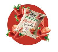 New Forest Fruit Snacks Strawberry - 20 x 10g Packs | 100% British Pulse-Dried Strawberries | High in Vitamin C | Gluten Free | No Preservatives | Low Fat | Great Taste Award Winner