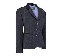 New Forest Polly Tweed Blazer (UK, Numeric, 8, Regular, Regular, Blue)