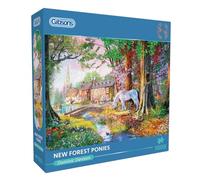 New Forest Ponies 1000 Piece Jigsaw Puzzle | Nature Jigsaw Puzzle | Sustainable Jigsaw Puzzle for Adults | Premium 100% Recycled Board | Great Gift for Adults | Gibsons Games