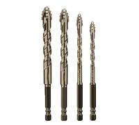 New Four-Flute Sawtooth Eccentric Drill Bit Set,2026 Upgraded Four Blade Serrated Eccentric Drill,High Hardness Eccentric Twist Drill Bits Set,For Stone, Glass, Concrete (1)