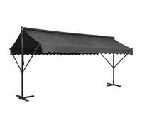 vidaXL Free Standing Awning 500x300 cm Anthracite, Black