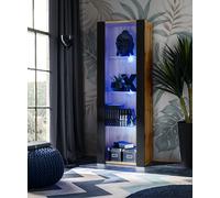 NEW Free Standing Living Room Display Cabinet in Matt LED Lighting Tivoli