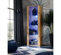 NEW Free Standing Living Room Display Cabinet in Matt LED Lighting Tivoli