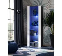 NEW Free Standing Living Room Display Cabinet in Matt LED Lighting Tivoli