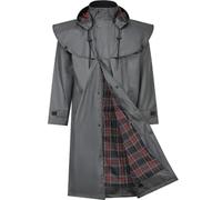 New Frogmore Lightweight Rain Jacket, Wind-Repellent and Water-Resistant, with Leg Straps and Back Slits, Suitable for Riders and Cyclists - Green -
