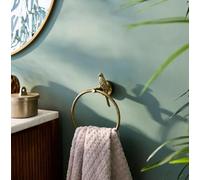 New FT-Store Adorable Parrot Towel Ring- Antique Brass Finish-17.5 * 9.5cm- Makes An Eye-Catching Yet Functional Addition To Any Space-D01