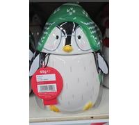 New FT-Store Amazing Christmas Penguin Cookie Jar With Lid- Bring Festive Christmas Cheer To Your Kitchen- Instantly Creates A Cozy Holiday Atmosphere -B01
