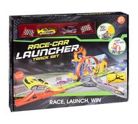 New FT-Store Charming Race Car Launcher Track Set- 47 X 7.5 X 38.50cm - Gravity Defying Loop The Loop- Hit Top Speed And The Highest Heights -B01