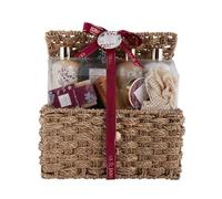 New FT-Store Gift Hamper - (WHITE AND BROWN) - Pamper Yourself This Season - Infused With The Sweet Scent Of Wild Berries And Citrusy Clementines - W01.
