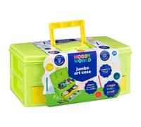 New FT-Store Jumbo Art Case - (GREEN) - Stores All Of Your DIY Needs - All In The One Place! - DIMENSIONS: 36 X 26 X 18.7cm (Approx.) -B01