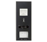 New FT-Store Musk & Warm Vanilla Diffuser 150ml - (BLACK) - Warming And Comforting Fragrance - Add A Touch Of Sophistication - Dimensions: 20 Cm (H) X 8 Cm (W) X 8 Cm (D) - R01.