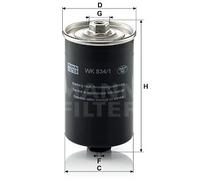 Mann Filter WK 834/1 Fuel Injectors