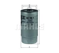 MAHLE KC 98/1 Fuel filter